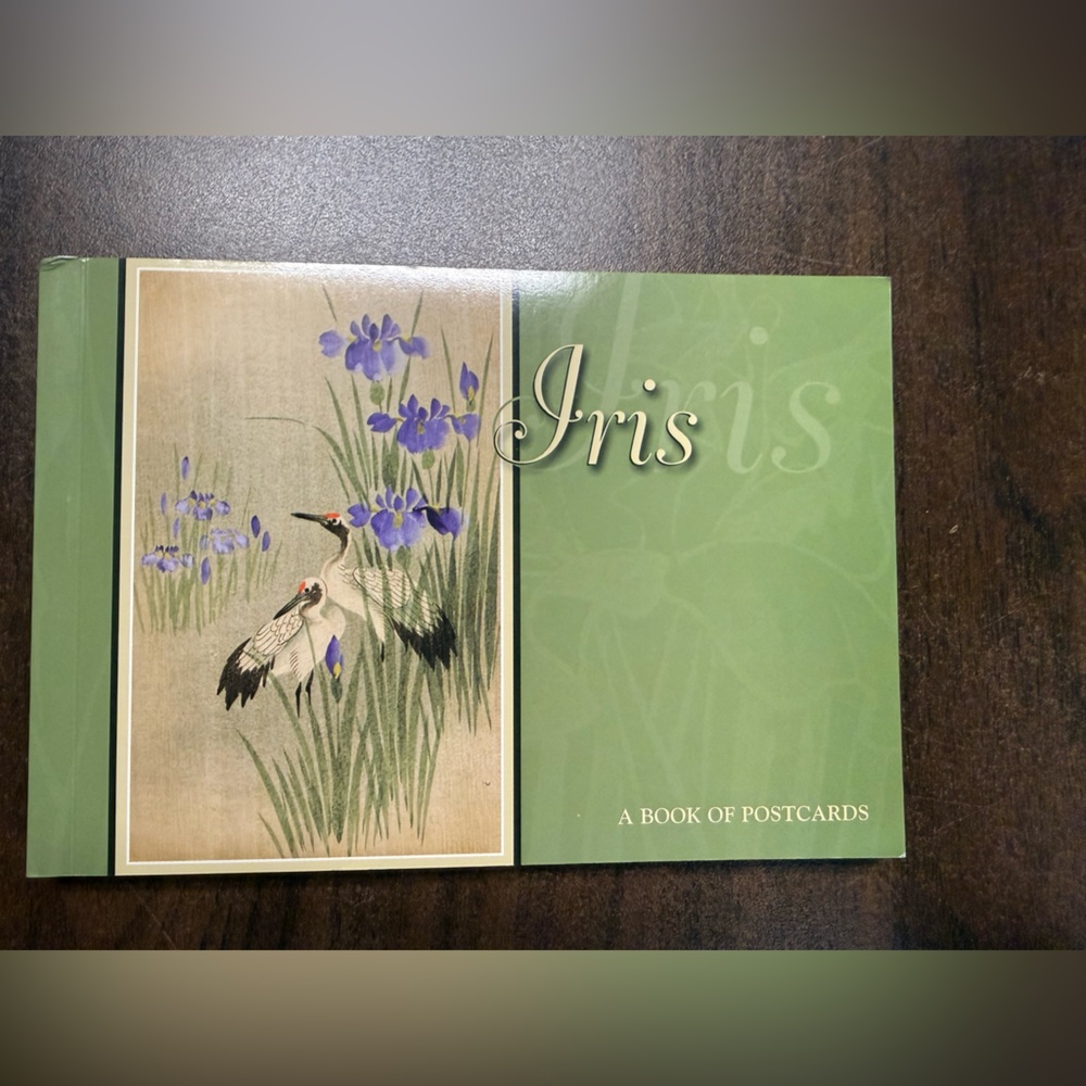Overside postcards- Iris flowers